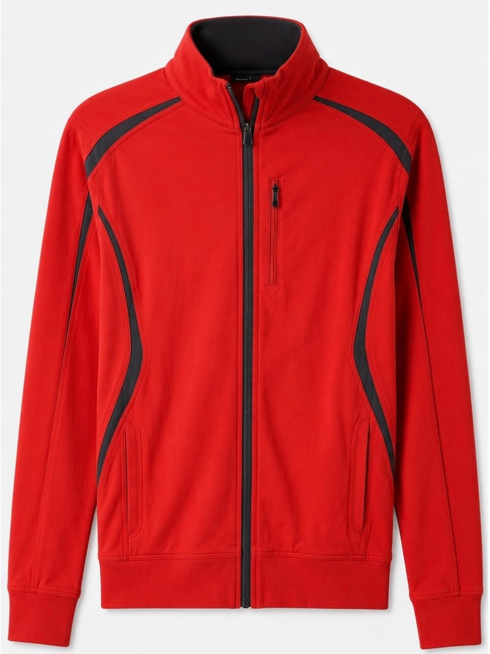 Lululemon Full Zip Kung Fu Jacket Red Gray Men’s Size L (Estimated)